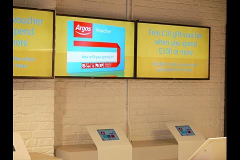 Argos' small format digital concept store at Liverpool One